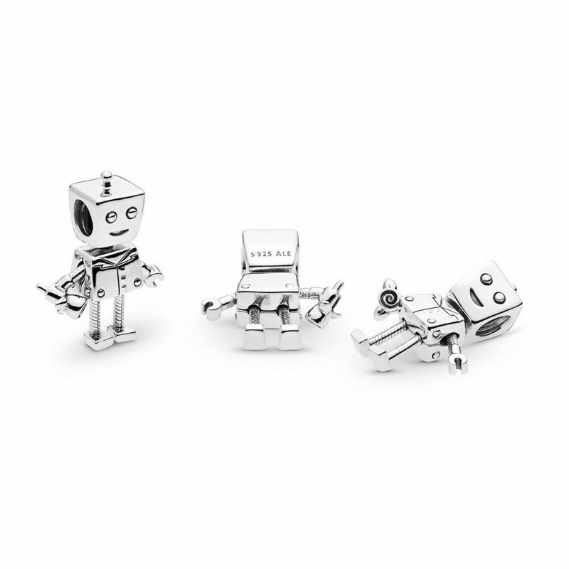 Pandora Rob Bot Charm Clearance NZ, Sterling Silver (972380-ZAM)